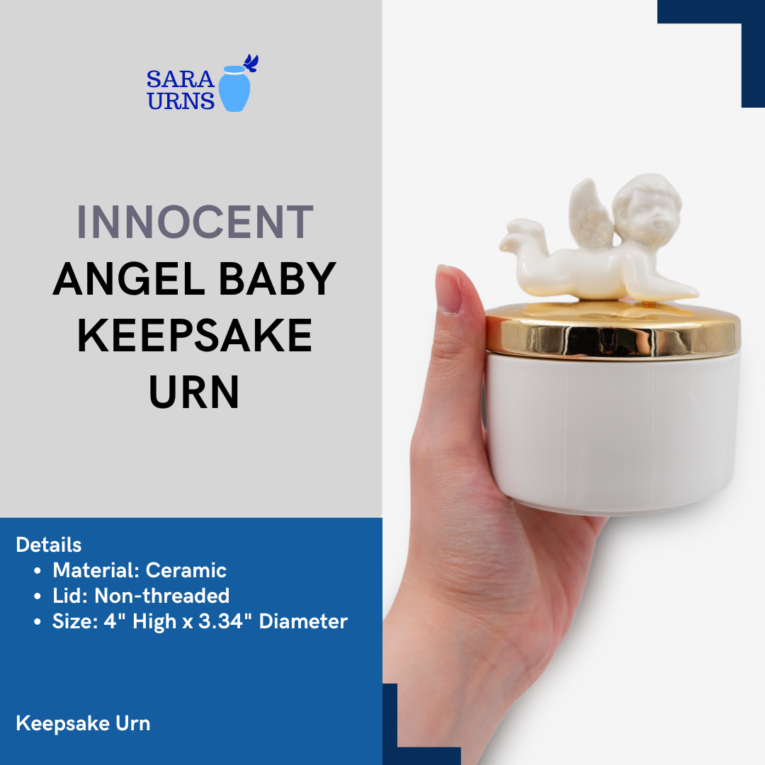 Innocent Angel Baby Keepsake Urn