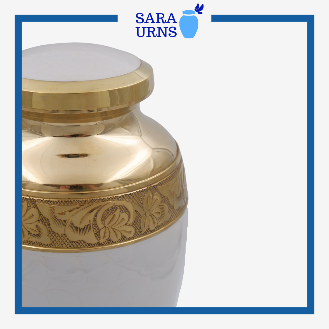 Pure Wish Brass Metal Urn