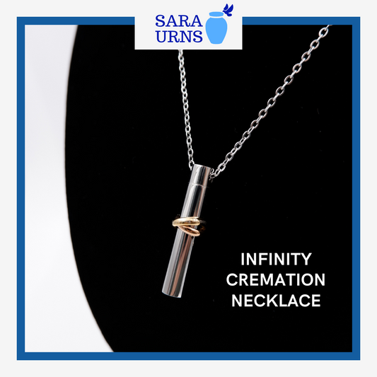 Infinity Cremation Necklace